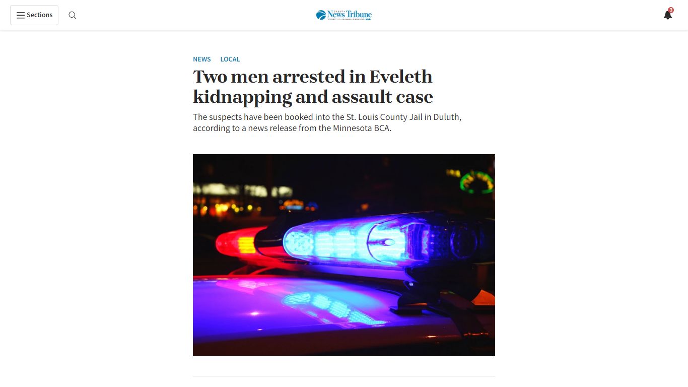Two men arrested in Eveleth kidnapping and assault case - Duluth News ...